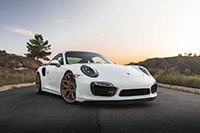 2015 Pure White Porsche 911 Turbo S - Image 1