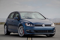 2015 Blue Silk Metallic Volkswagen Golf 1.8T